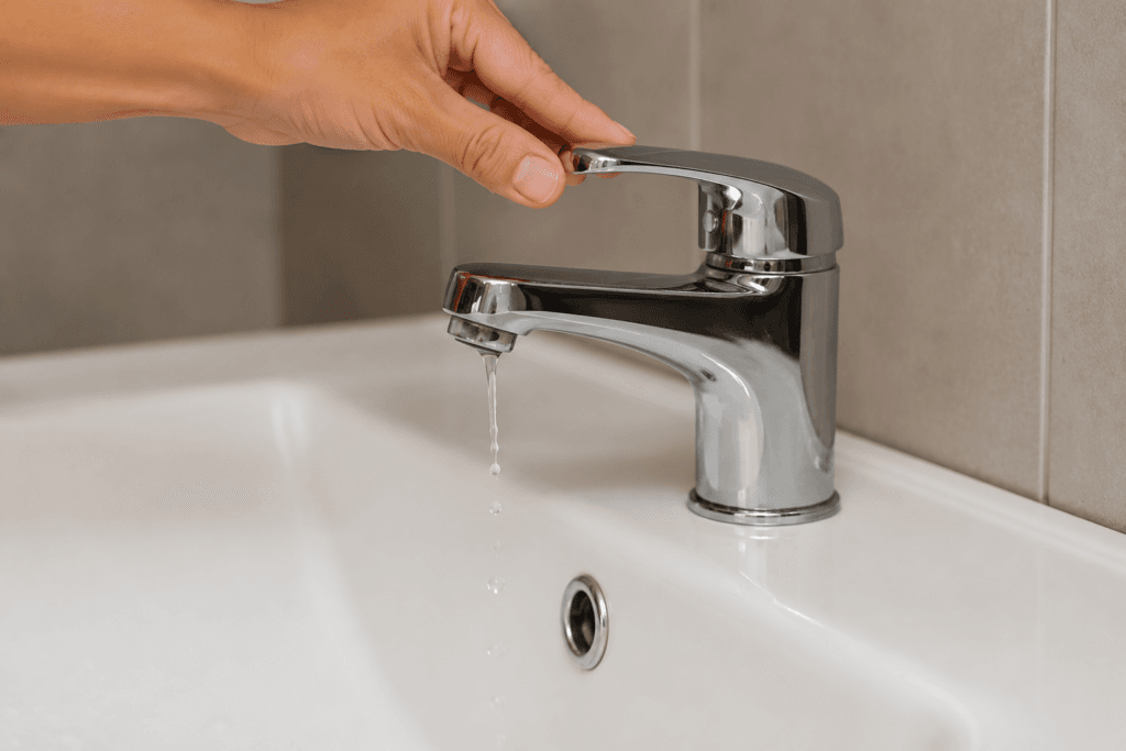 baisse de pression robinet fuite
