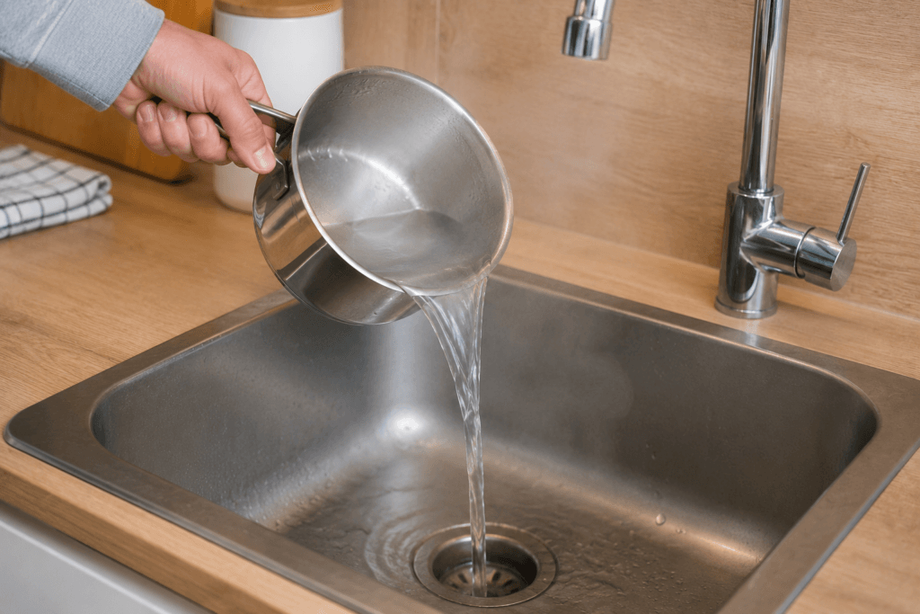 eau chaude deboucher